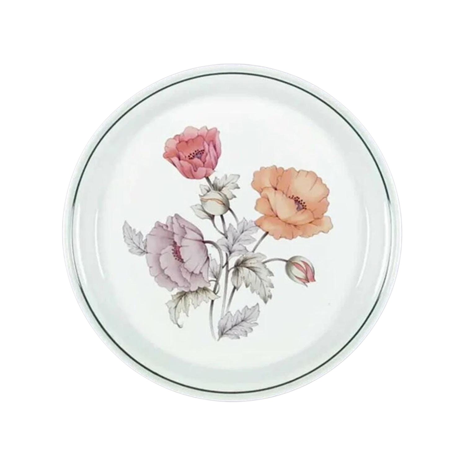 Vintage Garden Ceramic Plates
