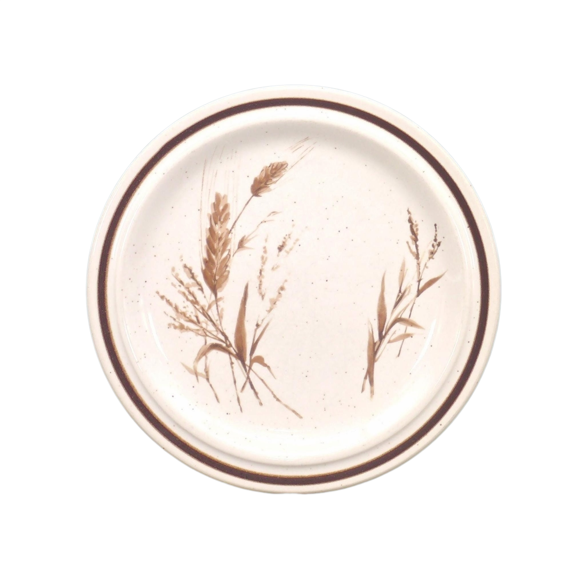 Vintage Wheat Botanical Ceramic Dinner Plate